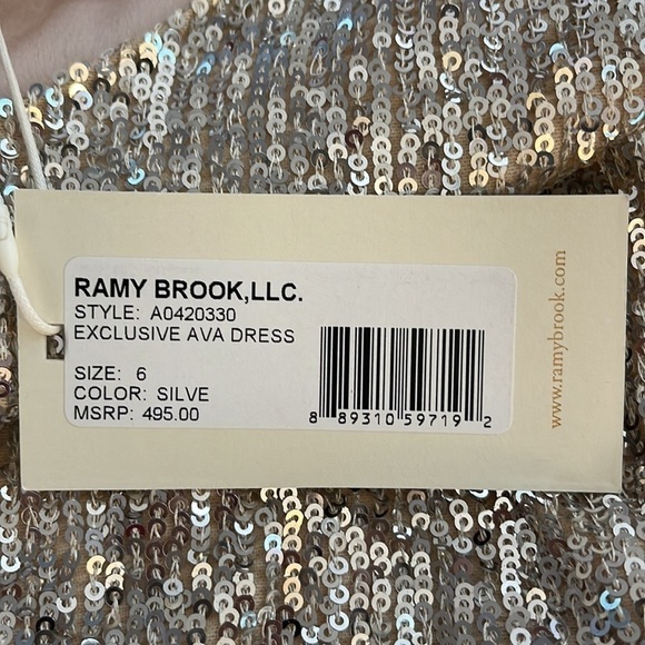 Ramy Brook Gold Sequin Maxi Dress - Picture 12 of 15